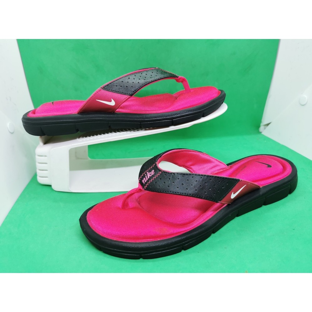 Nike Comfort Cushioned Footbed Women's Size 9 Flip Flop Thong Sandals Pink